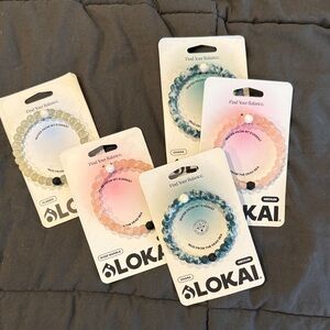 LOKAI Bracelets - Blue, Pink, White